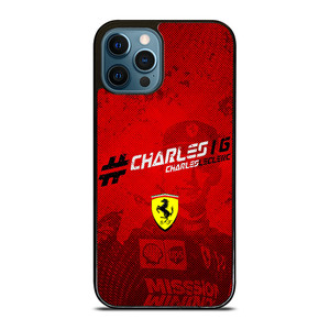 CHARLES LECLERC FERRARI FORMULA ONE F1 RACING 5 iPhone 12 Pro Max Case Cover