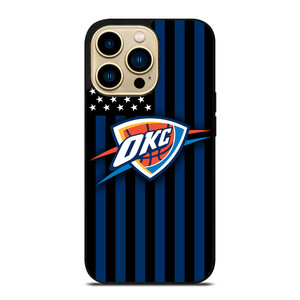 OKLAHOMA CITY THUNDERS NBA USA FLAG iPhone 14 Pro Max Case Cover