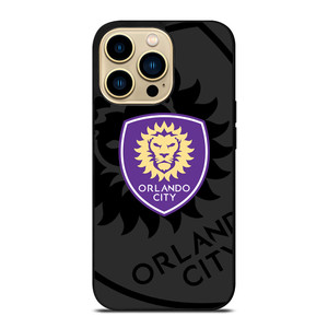 ORLANDO CITY SC MLS BLACK iPhone 14 Pro Max Case Cover
