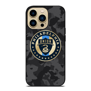 PHILADELPHIA UNION MLS BLACK CAMO iPhone 14 Pro Max Case Cover PHILADELPHIA UNION MLS BLACK CAMO iPhone 14 Pro Max Case Cover