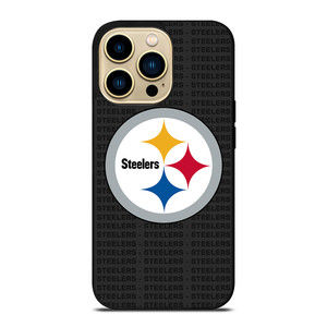 PITTSBURGH STEELERS FOOTBALL TEXT iPhone 14 Pro Max Case Cover