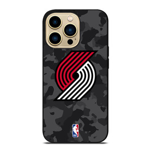 PORTLAND TRAIL BLAZERS BLACK CAMO iPhone 14 Pro Max Case Cover