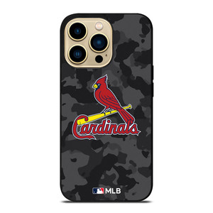 SAINT LOUIS CARDINALS BASEBALL BLACK CAMO iPhone 14 Pro Max Case Cover SAINT LOUIS CARDINALS BASEBALL BLACK CAMO iPhone 14 Pro Max Case Cover