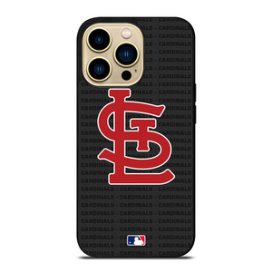 SAINT LOUIS CARDINALS BASEBALL BLACK iPhone 14 Pro Max Case Cover