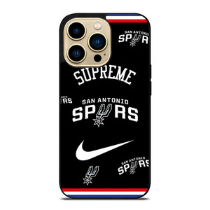 SAN ANTONIO SPURS NBA X SUPREME NIKE iPhone 14 Pro Max Case Cover