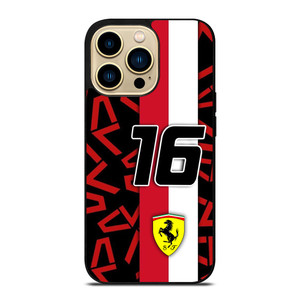 SCUDERIA FERRARI CHARLES LECLERC F1 FORMULA ONE iPhone 14 Pro Max Case Cover