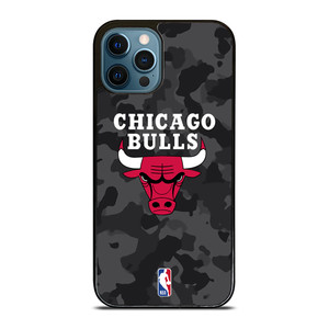 CHICAGO BULLS BLACK CAMO iPhone 12 Pro Max Case Cover CHICAGO BULLS BLACK CAMO iPhone 12 Pro Max Case Cover