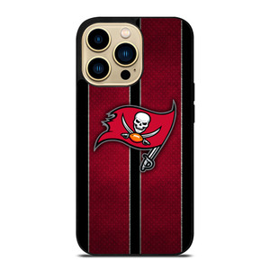 TAMPA BAY BUCCANEERS NFL METAL STRIPE iPhone 14 Pro Max Case Cover