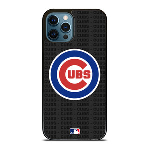 CHICAGO CUBS BASEBALL BLACK iPhone 12 Pro Max Case Cover