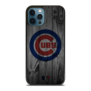 CHICAGO CUBS BASEBALL MLB WOOD LOGO iPhone 12 Pro Max Case Cover