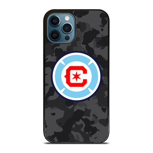 CHICAGO FIRE MLS BLACK CAMO iPhone 12 Pro Max Case Cover