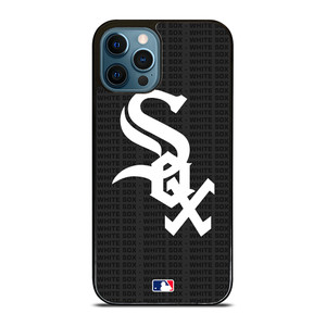 CHICAGO WHITE SOX BASEBALL BLACK iPhone 12 Pro Max Case Cover