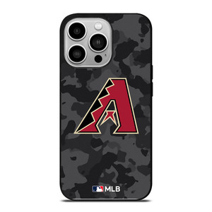 ARIZONA DIAMONDBACKS BASEBALL BLACK CAMO iPhone 14 Pro Case Cover