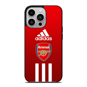 ARSENAL FC ADIDAS STRIPES iPhone 14 Pro Case Cover