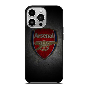 ARSENAL FC GUNNERS GRUNGE LOGO iPhone 14 Pro Case Cover ARSENAL FC GUNNERS GRUNGE LOGO iPhone 14 Pro Case Cover