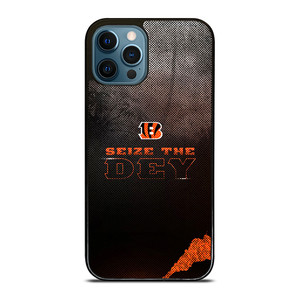 CINCINNATI BENGALS NFL FOOTBALL SEIZE THE DEY iPhone 12 Pro Max Case Cover