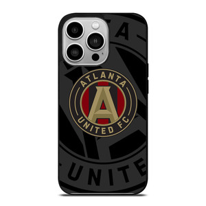 ATLANTA UNITED FC MLS BLACK iPhone 14 Pro Case Cover