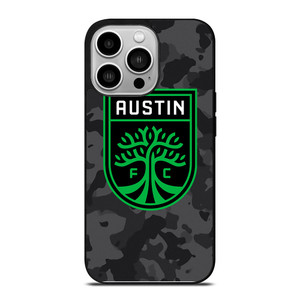 AUSTIN FC MLS BLACK CAMO iPhone 14 Pro Case Cover