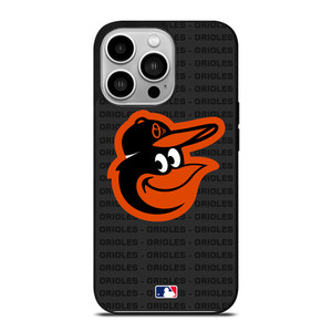 BALTIMORE ORIOLES BASEBALL BLACK iPhone 14 Pro Case Cover