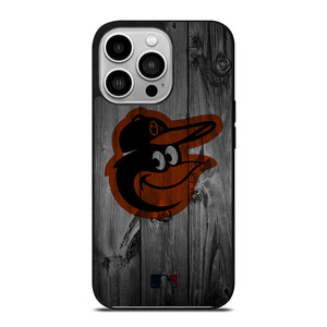 BALTIMORE ORIOLES BASEBALL MLB WOOD LOGO iPhone 14 Pro Case Cover