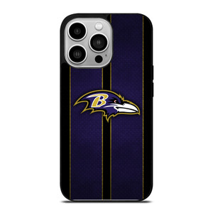 BALTIMORE RAVENS NFL METAL STRIPE iPhone 14 Pro Case Cover BALTIMORE RAVENS NFL METAL STRIPE iPhone 14 Pro Case Cover