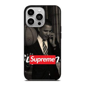 BARRACK OBAMA BASKETBALL SUPREME iPhone 14 Pro Case Cover