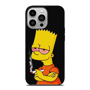 BART SIMPSONS WEEDS CIGARATTE iPhone 14 Pro Case Cover