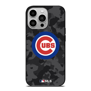 CHICAGO CUBS BASEBALL BLACK CAMO iPhone 14 Pro Case Cover CHICAGO CUBS BASEBALL BLACK CAMO iPhone 14 Pro Case Cover