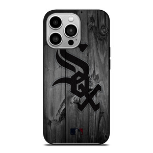 CHICAGO WHITE SOX BASEBALL MLB WOOD LOGO iPhone 14 Pro Case Cover