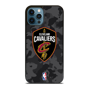 CLEVELAND CAVALIERS BLACK CAMO iPhone 12 Pro Max Case Cover