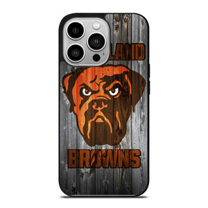 CLEVELAND BROWNS NFL FOOTBALL WOODEN LOGO iPhone 14 Pro Case Cover CLEVELAND BROWNS NFL FOOTBALL WOODEN LOGO iPhone 14 Pro Case Cover