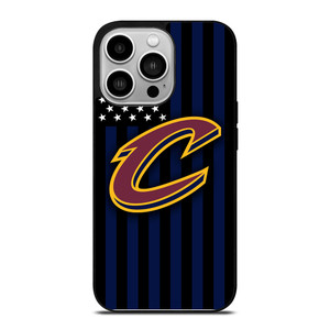 CLEVELAND CAVALIERS NBA USA FLAG iPhone 14 Pro Case Cover