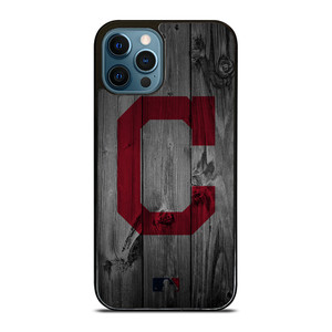 CLEVELAND GUARDIANS BASEBALL MLB WOOD LOGO iPhone 12 Pro Max Case Cover