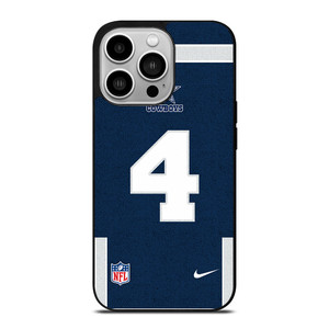 DALLAS COWBOYS DAK PRESCOTT 4 NFL NIKE iPhone 14 Pro Case Cover