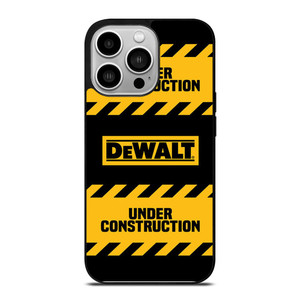 DEWALT UNDER CONSTRUCTION iPhone 14 Pro Case Cover