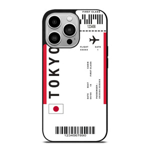 FLIGHT TICKETS JAPAN iPhone 14 Pro Case Cover