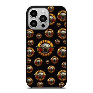 GUNS N ROSES ROCK BAND PATTERN iPhone 14 Pro Case Cover