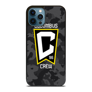 COLUMBUS CREW MLS BLACK CAMO iPhone 12 Pro Max Case Cover COLUMBUS CREW MLS BLACK CAMO iPhone 12 Pro Max Case Cover