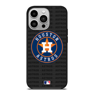 HOUSTON ASTROS BASEBALL BLACK iPhone 14 Pro Case Cover