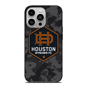HOUSTON DYNAMO FC MLS BLACK CAMO iPhone 14 Pro Case Cover