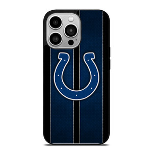 INDIANAPOLIS COLTS NFL METAL STRIPE iPhone 14 Pro Case Cover