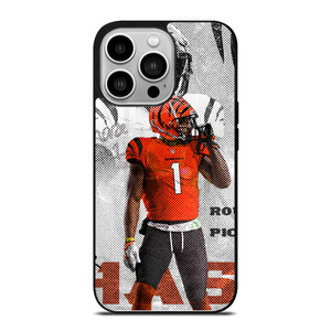 JAMARR CHASE CINCINNATI BENGALS NFL FOOTBALL iPhone 14 Pro Case Cover