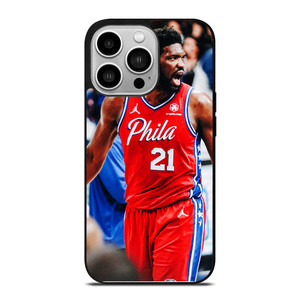 JOEL EMBIID PHILADELPHIA SIXERS 3 iPhone 14 Pro Case Cover