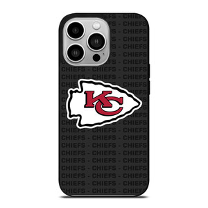 KANSAS CITY CHIEFS FOOTBALL TEXT iPhone 14 Pro Case Cover