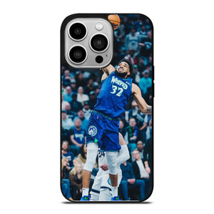 KARL ANTHONY TOWNS MINNESOTA TIMBERWOLVES 3 iPhone 14 Pro Case Cover