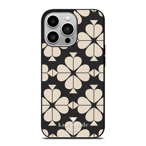 KATE SPADE JACQUARD CREAM iPhone 14 Pro Case Cover