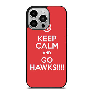 KEEP CALM AND GO ATLANTA HAWKS iPhone 14 Pro Case Cover