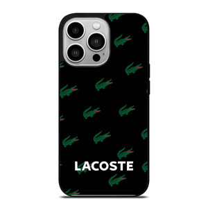 LACOSTE LOGO PATTERN iPhone 14 Pro Case Cover
