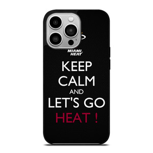LETS GO MIAMI HEAT NBA BASKETBALL 2 iPhone 14 Pro Case Cover