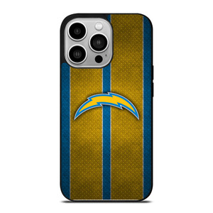 LOS ANGELES CHARGERS NFL METAL STRIPE iPhone 14 Pro Case Cover LOS ANGELES CHARGERS NFL METAL STRIPE iPhone 14 Pro Case Cover